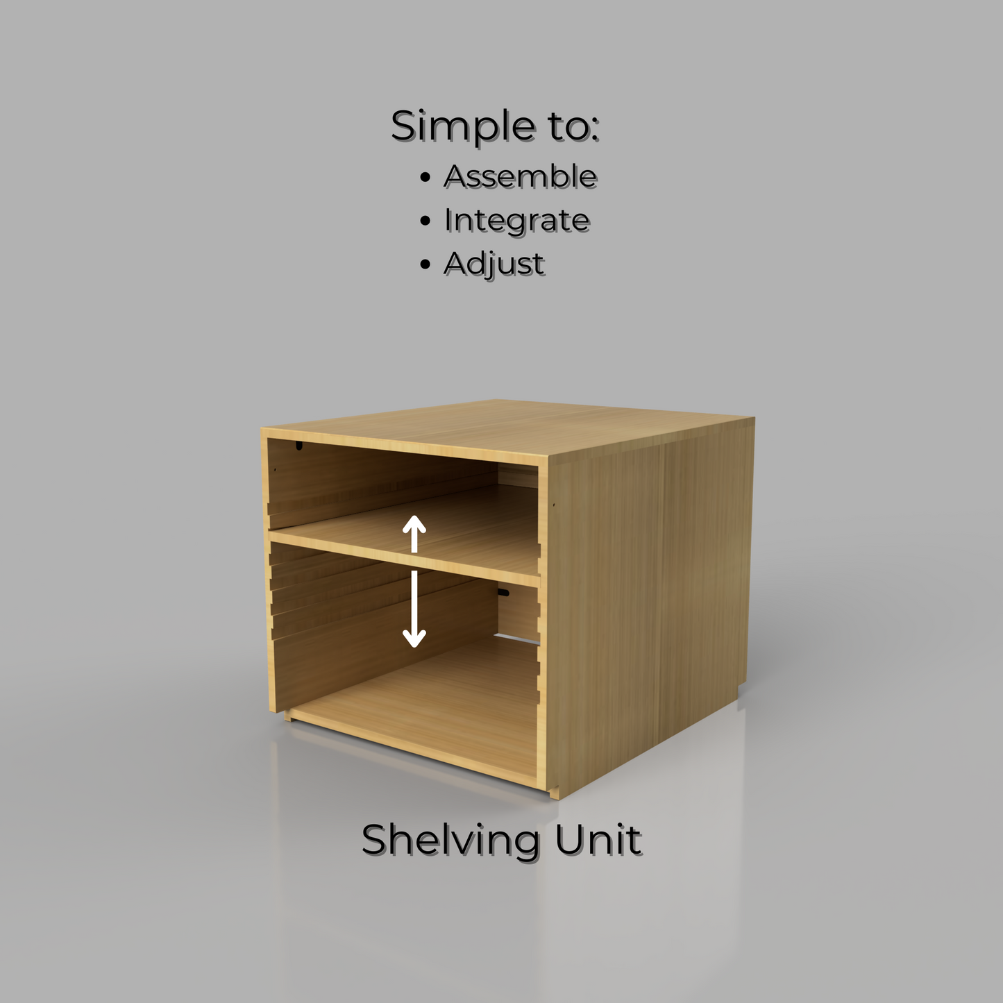 Modular Shelving Unit | MSU.MBL