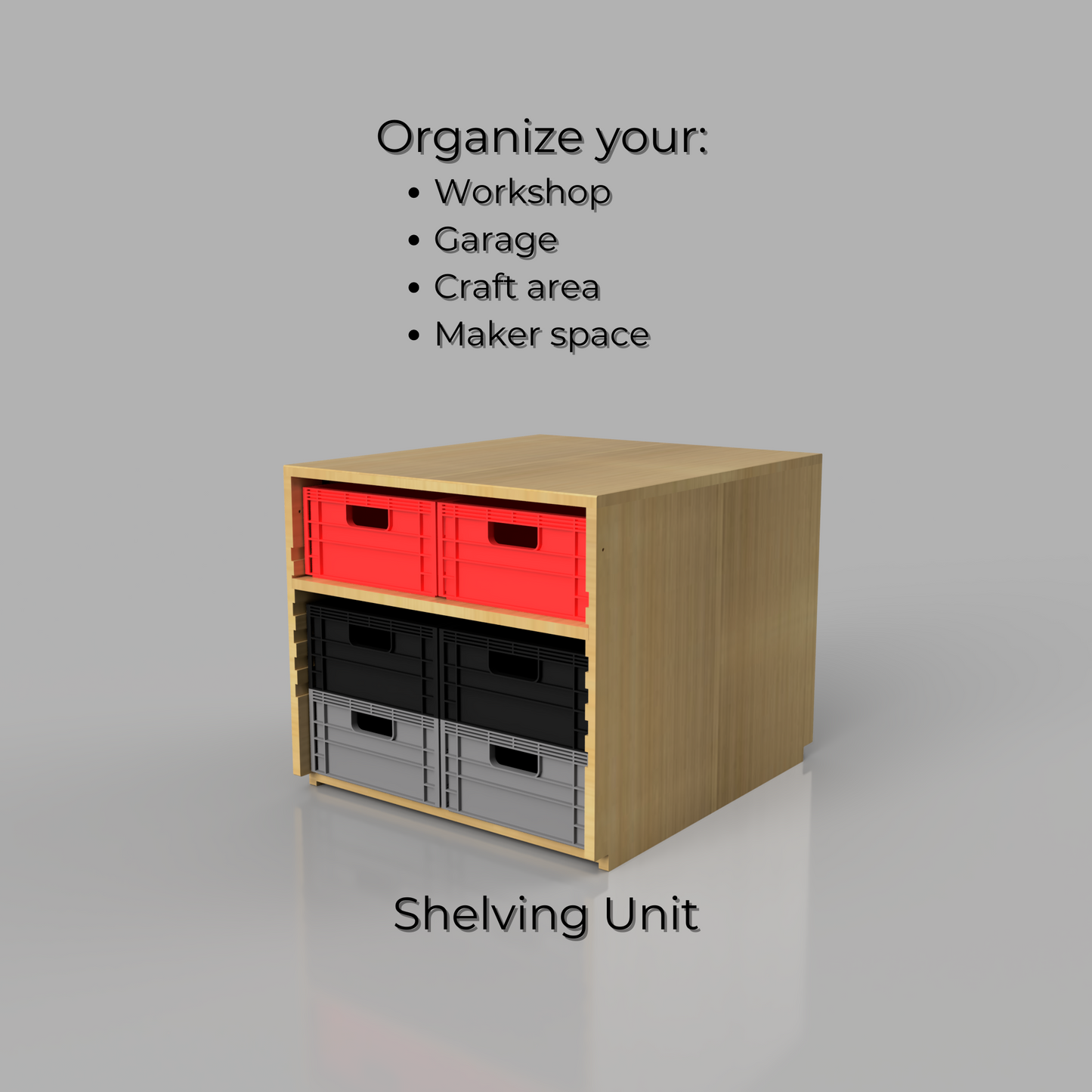 Modular Shelving Unit | MSU.MBL